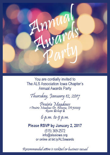 2017 Annual Awards Party Invite